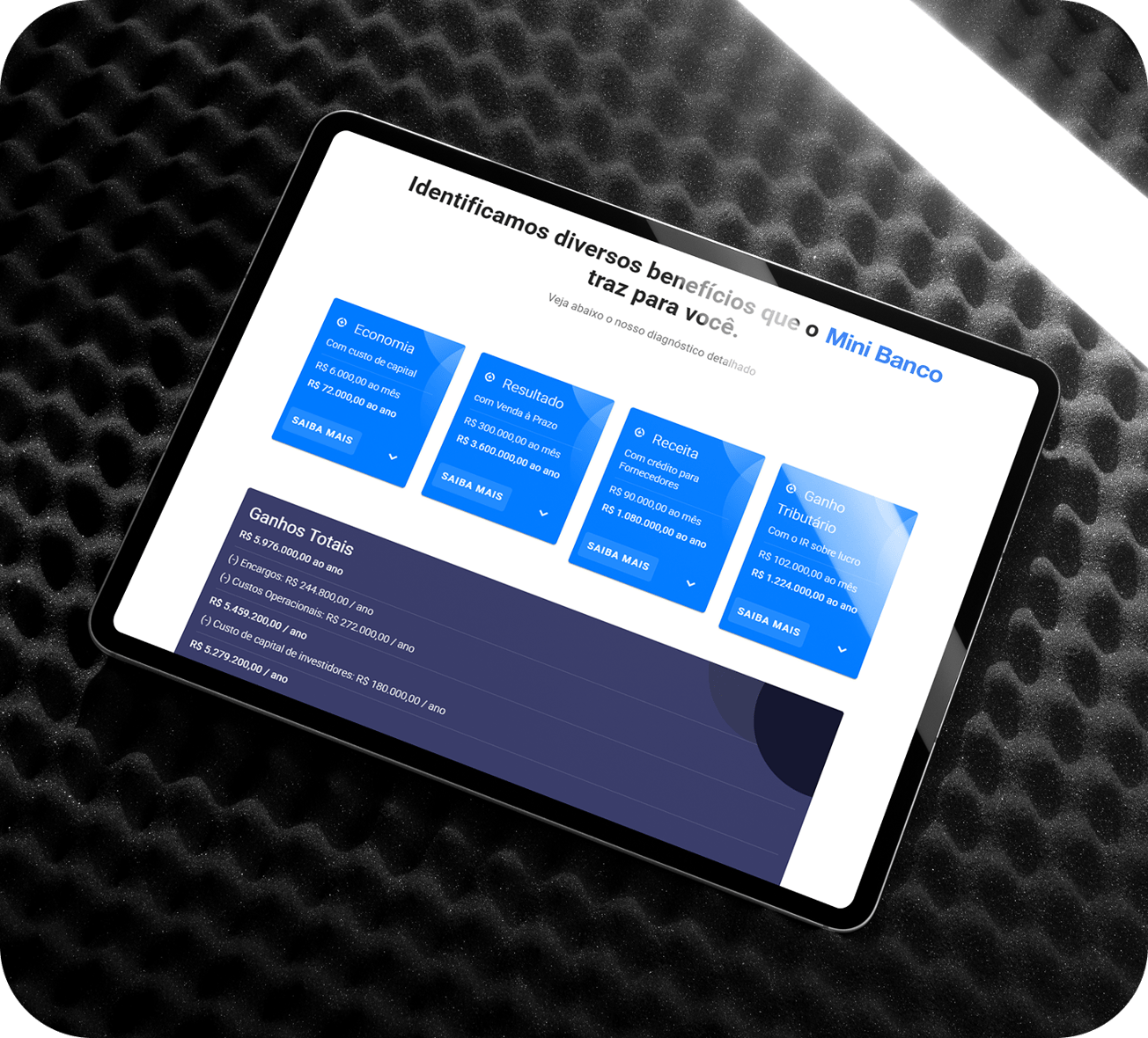 imagem mockup diagnostico mini banco imagem mockup diagnostico mini banco
